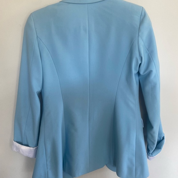Blue blazer, custom made, size small - Picture 5 of 5